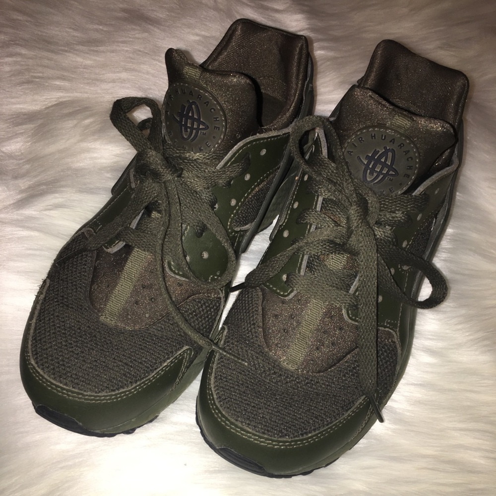 Green Nike Huraches